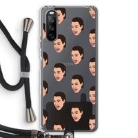 Ugly Cry Call: Sony Sony Xperia 10 III Transparant Hoesje met koord