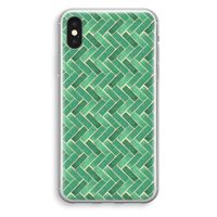 Moroccan tiles 2: iPhone X Transparant Hoesje