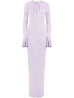 Nina Ricci robe longue à design ajusté - Violet