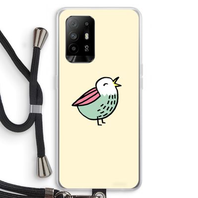Birdy: Oppo A95 5G Transparant Hoesje met koord