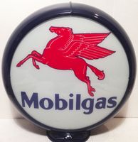 Mobilgas Benzinepomp Bol - Glas