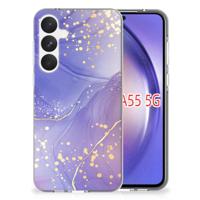 Smartphone hoesje voor Samsung Galaxy A55 Watercolor Paars