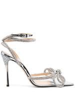 MACH & MACH crystal-embellished 120mm pumps - Argent - thumbnail