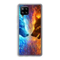 Fire & Ice: Samsung Galaxy A42 5G Transparant Hoesje