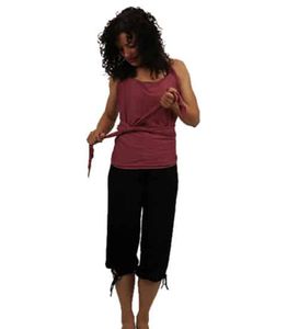 Yogabroek &apos;Surya&apos; Zwart L
