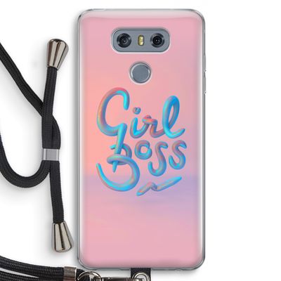 Girl boss: LG G6 Transparant Hoesje met koord