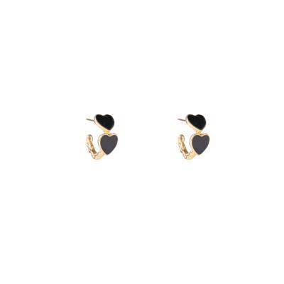 Day&Eve Oorbellen Hearts Hoop | Goud