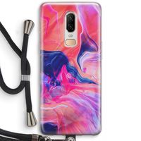 Earth And Ocean: OnePlus 6 Transparant Hoesje met koord