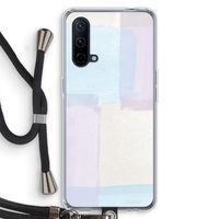Square pastel: OnePlus Nord CE 5G Transparant Hoesje met koord Square pastel: OnePlus Nord CE 5G Transparant Hoesje met koord