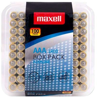 MAXELL Alkaline batterij LR03 AAA 1.5V 100 st.