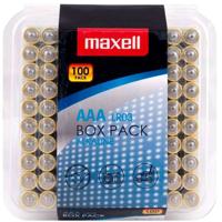 MAXELL Alkaline batterij LR03 AAA 1.5V 100 st.