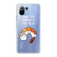 You're Shrimply The Best: Xiaomi Mi 11 Lite Transparant Hoesje