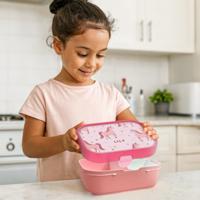 Mepal broodtrommel - Gepersonaliseerd - Cool Pink