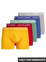 Jack & Jones Jack & Jones Plus Size Heren Boxershorts Trunks JACLARRY SOLID Effen 5-Pack