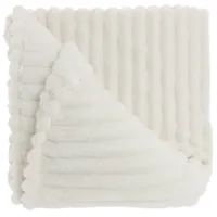 Unique Living plaid lex 200x150cm dove white
