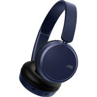 JVC HA-S36W On Ear headset Bluetooth, Draadloos Stereo Blauw Headset, Volumebegrenzing, Volumeregeling, Microfoon uitschakelbaar (mute) HiFi
