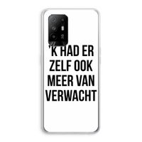 Meer verwacht: Oppo A94 5G Transparant Hoesje Meer verwacht: Oppo A94 5G Transparant Hoesje