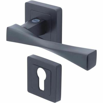 Deurklink Yale YPP7-V-PE Verona Zwart Aluminium