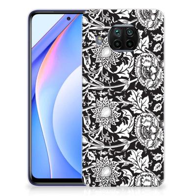 Xiaomi Mi 10T Lite | TPU Case | Black Flowers