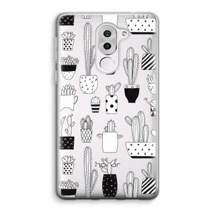 Cactusmotief: Honor 6X Transparant Hoesje
