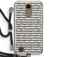 Crazy shapes: LG K10 (2017) Transparant Hoesje met koord