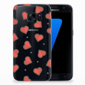 Samsung Galaxy S7 TPU bumper Hearts