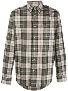 Barbour chemise en laine à carreaux - Vert