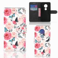 Motorola Moto G7 Play Hoesje Butterfly Roses