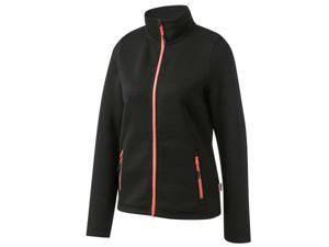 Rocktrail Dames gebreid fleecejack, met opstaande kraag (S (36/38), Zwart)