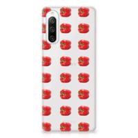 Sony Xperia 10 IV | Siliconen Case | Paprika Red