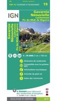 Wegenkaart - landkaart 75019 Gavarnie / Néouvielle / Luchonnais | IGN - Institut Géographique National