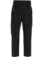 Balmain pantalon court à poches cargo - Noir