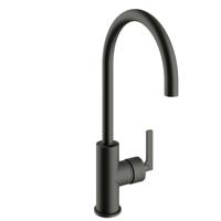 Royal Plaza Dora hendelkraan hoge uitvoering met hendel black steel Royal Plaza Dora hendelkraan hoge uitvoering met hendel black steel