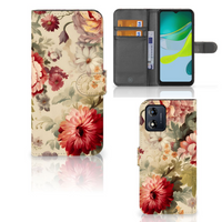 Hoesje voor Motorola Moto E13 4G Bloemen