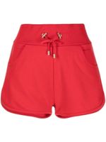 Balmain short à lien de resserrage - Rouge