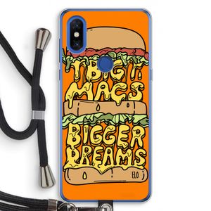 Big Macs Bigger Dreams: Xiaomi Mi Mix 3 Transparant Hoesje met koord