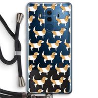 Doggy: Huawei Mate 10 Pro Transparant Hoesje met koord