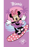 Minnie Mouse strandlaken Surfing 70 x 140 cm paars