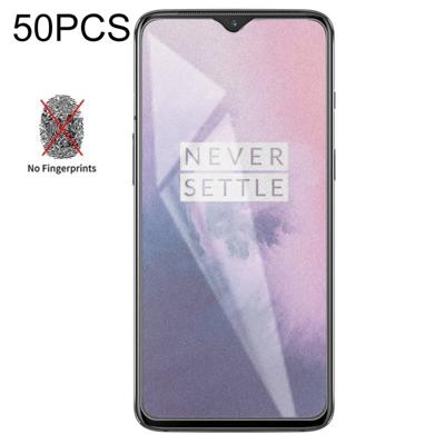 50 stuks non-Full matte Frosted gehard glas film voor OnePlus 7 geen retail pakket