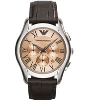 Horlogeband Armani AR1785 Leder Bruin 23mm