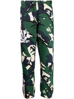 AAPE BY *A BATHING APE® pantalon de jogging à logo appliqué - Multicolore