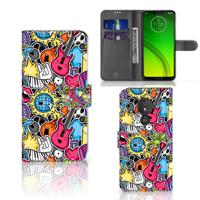 Motorola Moto G7 Power | Wallet Case | met Pasjes | Punk Rock
