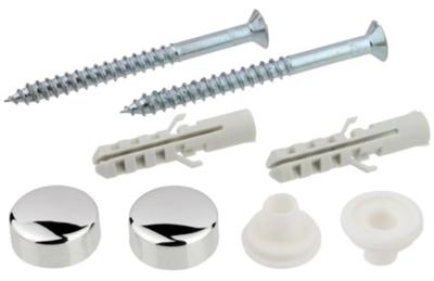 Kirchhoff WC-montageset, verhoogde verzonken kop, chroom, M6 x 70 mm - 98846110