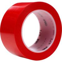 3M 471F 471R50 PVC-plakband Rood (l x b) 33 m x 50 mm 1 stuk(s)