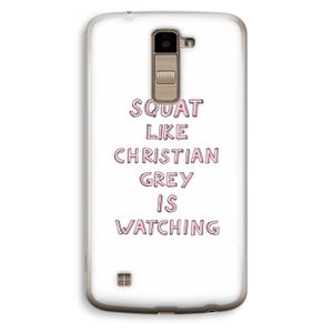 Christian Grey: LG K10 (2016) Transparant Hoesje