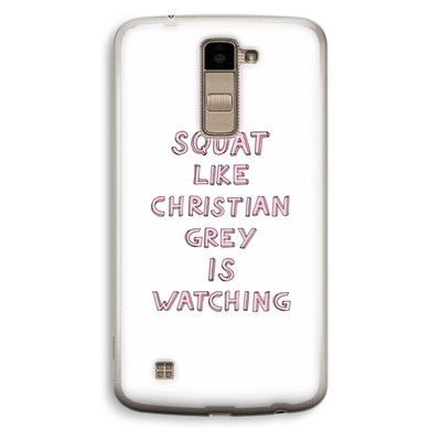 Christian Grey: LG K10 (2016) Transparant Hoesje