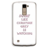 Christian Grey: LG K10 (2016) Transparant Hoesje