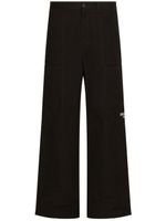 Dolce & Gabbana DGVIB3 pantalon ample à logo imprimé - Noir