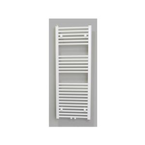 Radiator Sanicare Middenaansluiting Recht 667 Watt Inclusief Ophanging 120x45 cm Mat Zwart