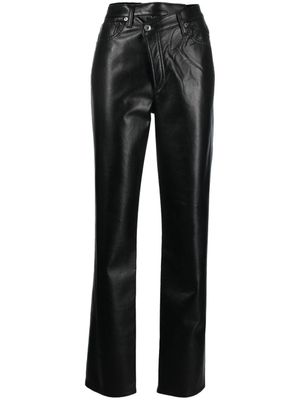 AGOLDE pantalon à design asymétrique - Noir